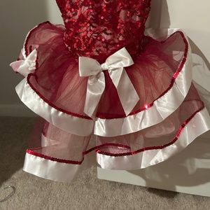 Revolution SM Burgundy ballet jazz costume